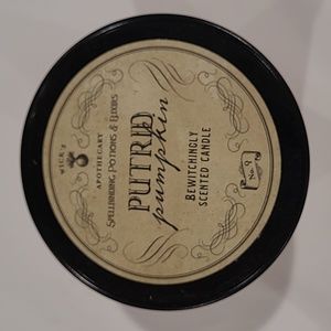 Wicks Apothecary Putrid Pumpkin 1 Wick Candle #9 Halloween